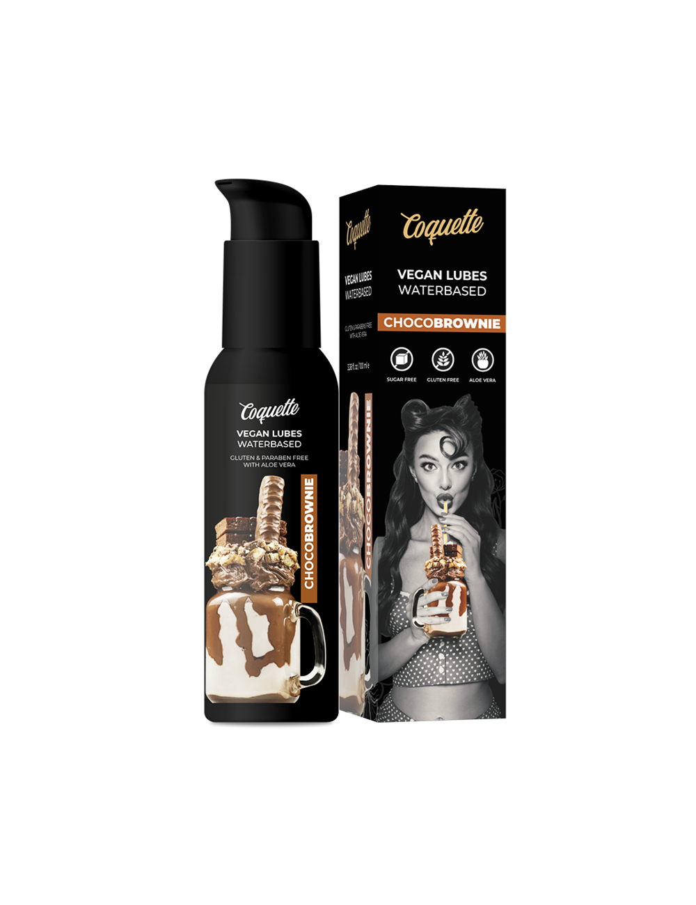 COQUETTE CHIC DESIRE PREMIUM EXPERIENCE 100ML VEGAN LUBES CHOCOBROWNIE