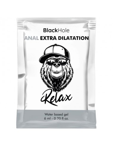 BLACK HOLE WATER BASED GEL EXTRA DILATATION 6 ML SINGLE DOSE