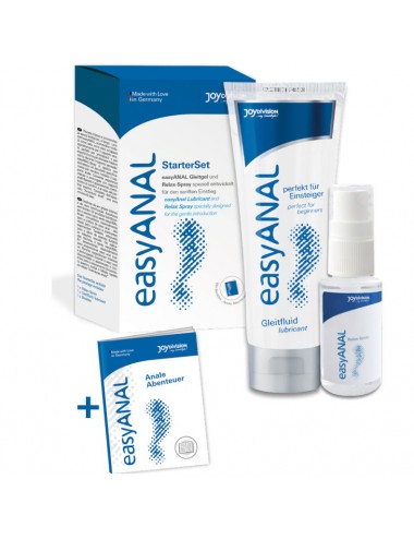 EASY ANAL STARTER SET  LUBRICANTE + RELAX SPRAY
