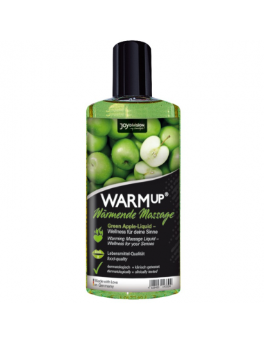 AQUAGLIDE - WARMUP GREEN APPLE MASSAGE OIL - 150 ML