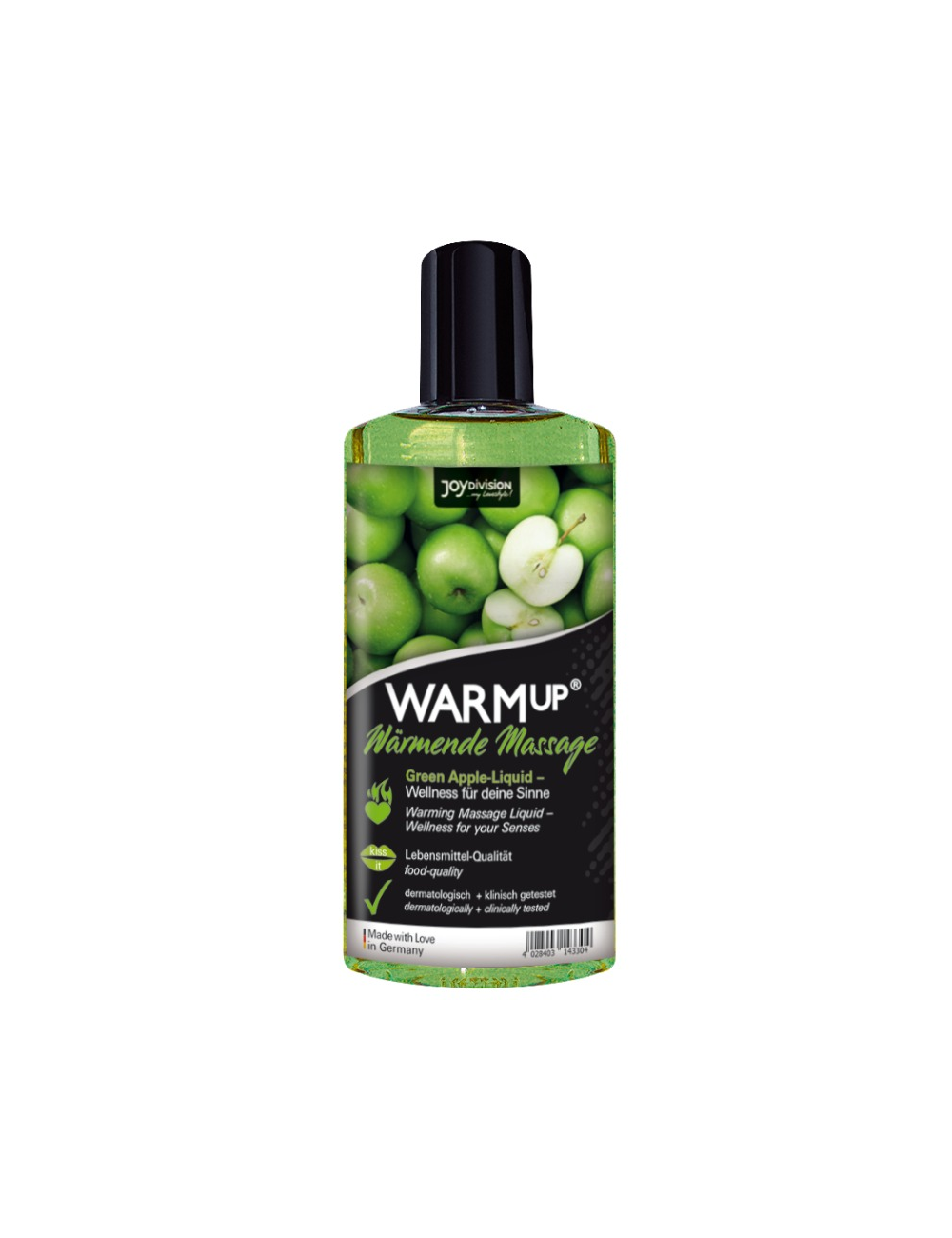 AQUAGLIDE - WARMUP GREEN APPLE MASSAGE OIL - 150 ML