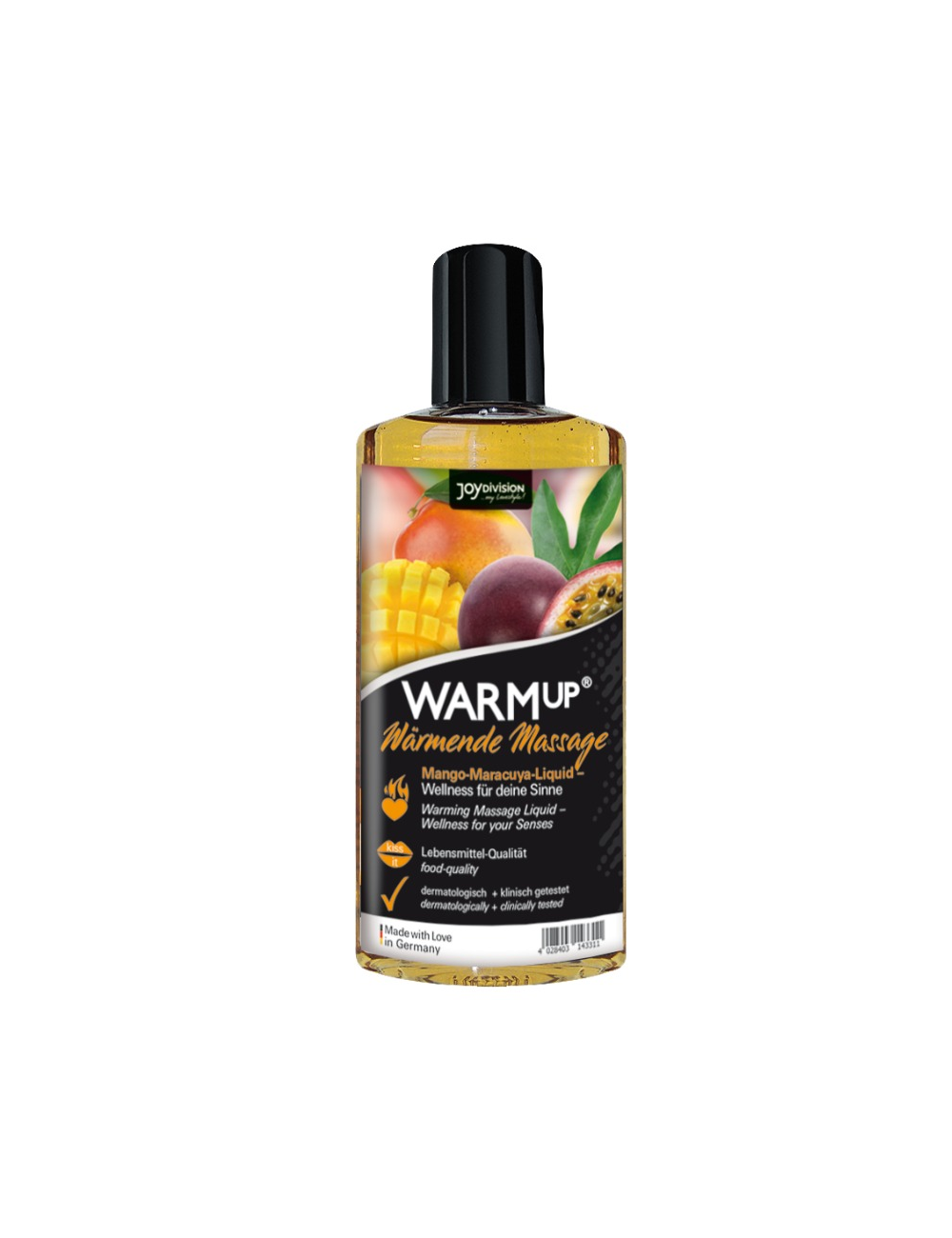 AQUAGLIDE - WARMUP MANGO AND MARACUYA MASSAGE OIL - 150 ML