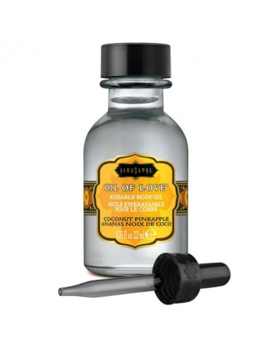 KAMASUTRA KISSABLE OIL OF LOVE FOREPLAYS COCONUT AND PINEAPPLE 22 ML