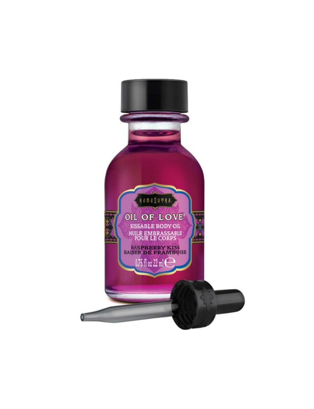 KAMASUTRA KISSABLE OIL OF LOVE FOREPLAYS RASPBERRY 22 ML
