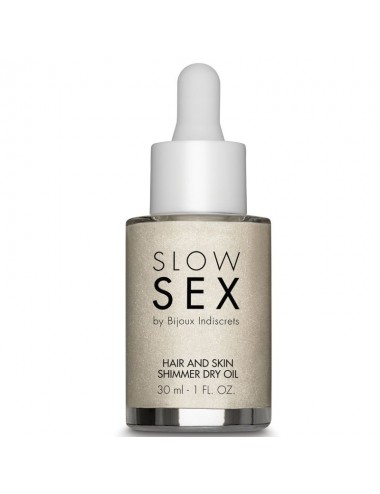 BIJOUX SLOW SEX HAIR AND SKIN SHIMMER DRY OIL 30 ML