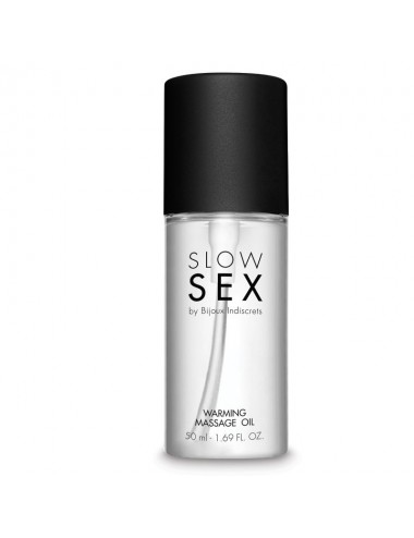 BIJOUX SLOW SEX WARMING MASSAGE OIL 50 ML