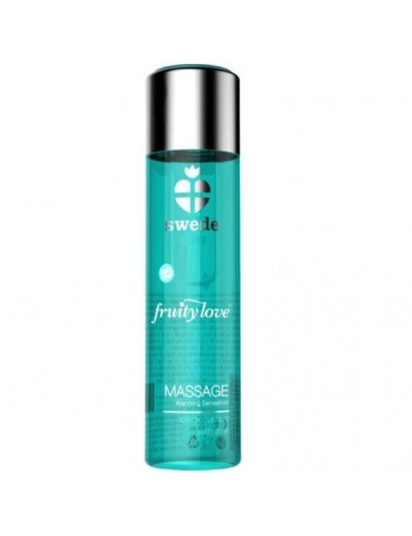 SWEDE FRUITY LOVE WARMING EFFECT MASSAGE OIL BLACK CURRANT AND LIME 60 ML.