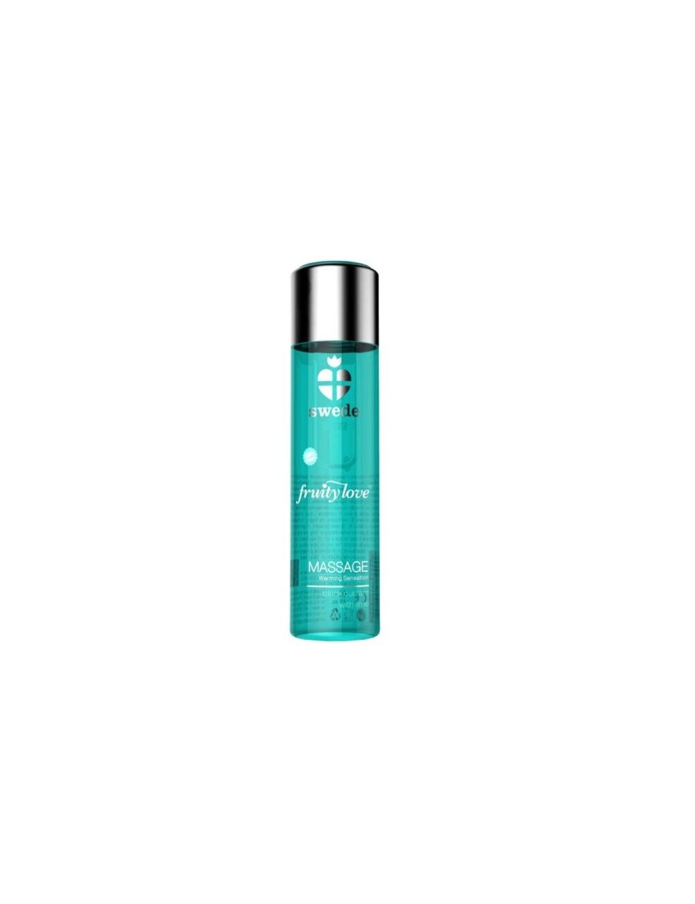 SWEDE FRUITY LOVE WARMING EFFECT MASSAGE OIL BLACK CURRANT AND LIME 60 ML. SWEDE FRUITY LOVE WARMING EFFECT MASSAGE OIL BLACK CURRANT AND LIME 60 ML.