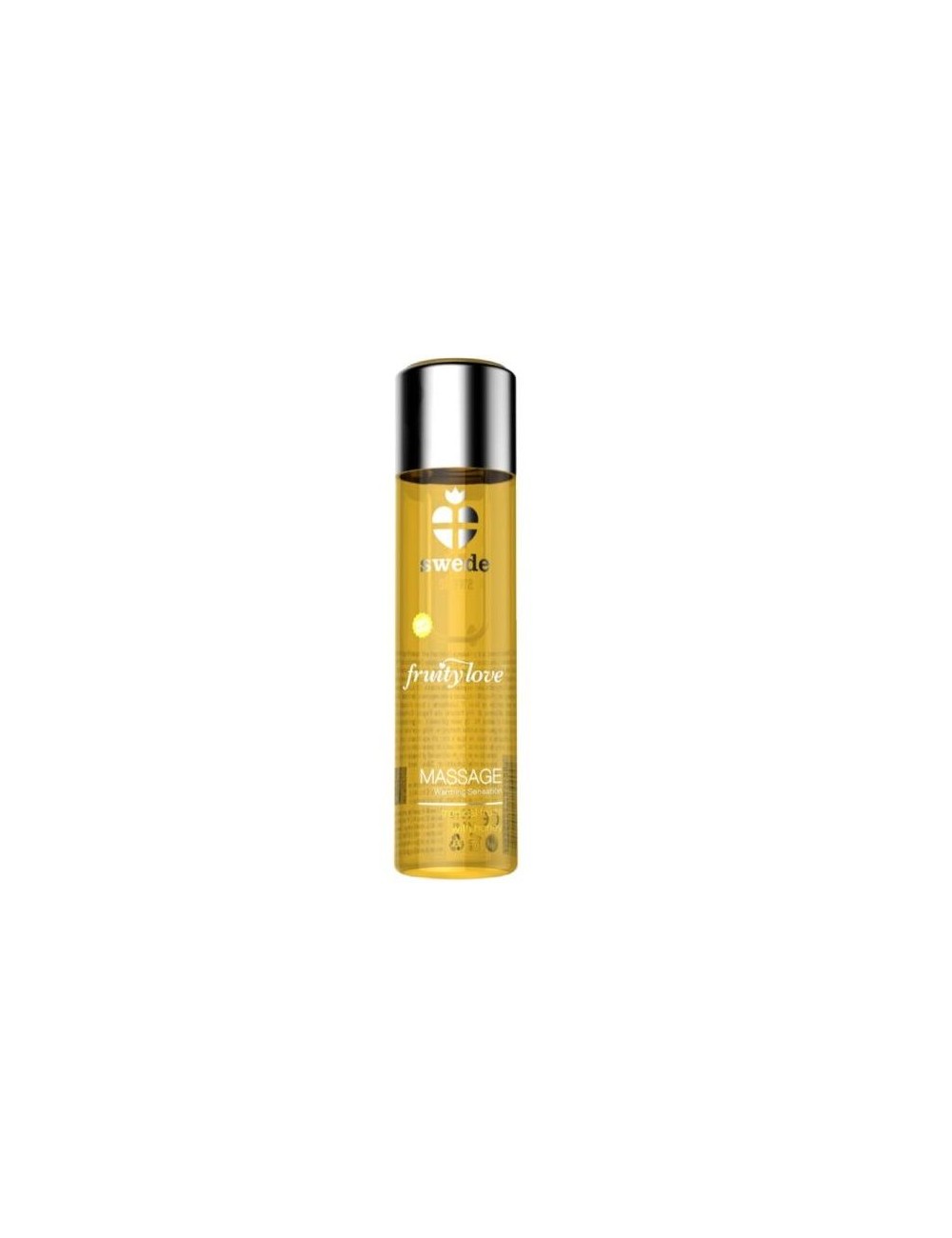 SWEDE FRUITY LOVE WARMING EFFECT MASSAGE OIL TROPICAL FRUITY WITH HONEY 60 ML. SWEDE FRUITY LOVE WARMING EFFECT MASSAGE OIL TROPICAL FRUITY WITH HONEY 60 ML.