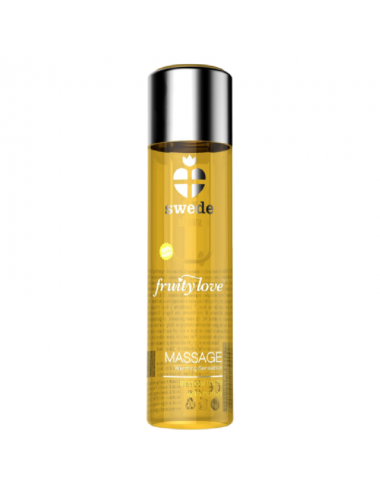 SWEDE FRUITY LOVE WARMING EFFECT MASSAGE OIL TROPICAL FRUITY WITH HONEY 120 ML.