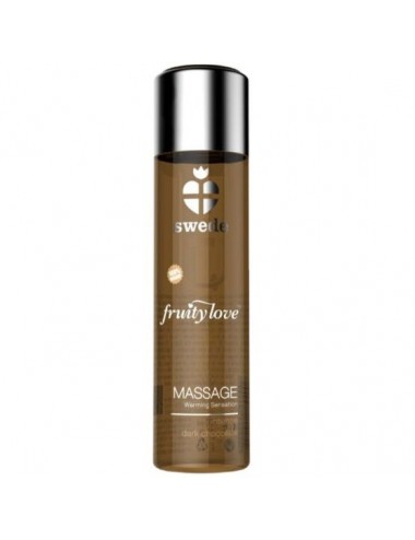 SWEDE FRUITY LOVE WARMING EFFECT MASSAGE OIL INTENSE DARK CHOCOLATE 60 ML.