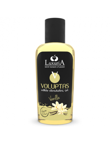 LUXURIA VOLUPTAS EDIBLE MASSAGE GEL WARMING EFFECT - VANILLA 100 ML