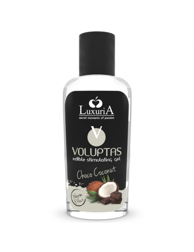 LUXURIA VOLUPTAS EDIBLE MASSAGE GEL WARMING EFFECT - COCONUT AND CREAM 100 ML