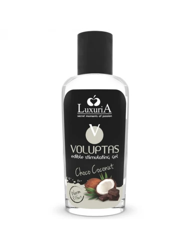 LUXURIA VOLUPTAS EDIBLE MASSAGE GEL WARMING EFFECT - COCONUT AND CREAM 100 ML