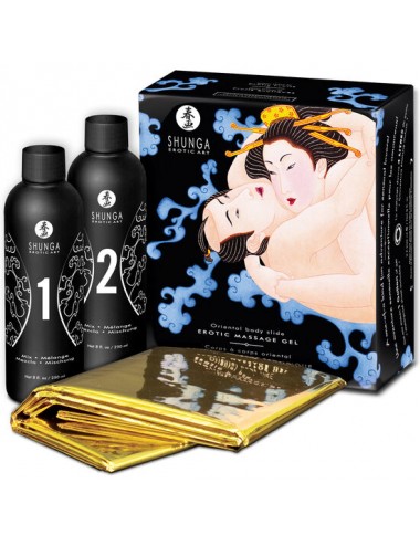 SHUNGA EROTIC MASSAGE GEL ORIENTAL BODY SLIDE FRUTAS EXOTICA