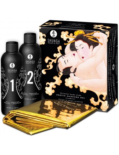 SHUNGA EROTIC MASSAGE GEL ORIENTAL BODY SLIDE MELON MANGO