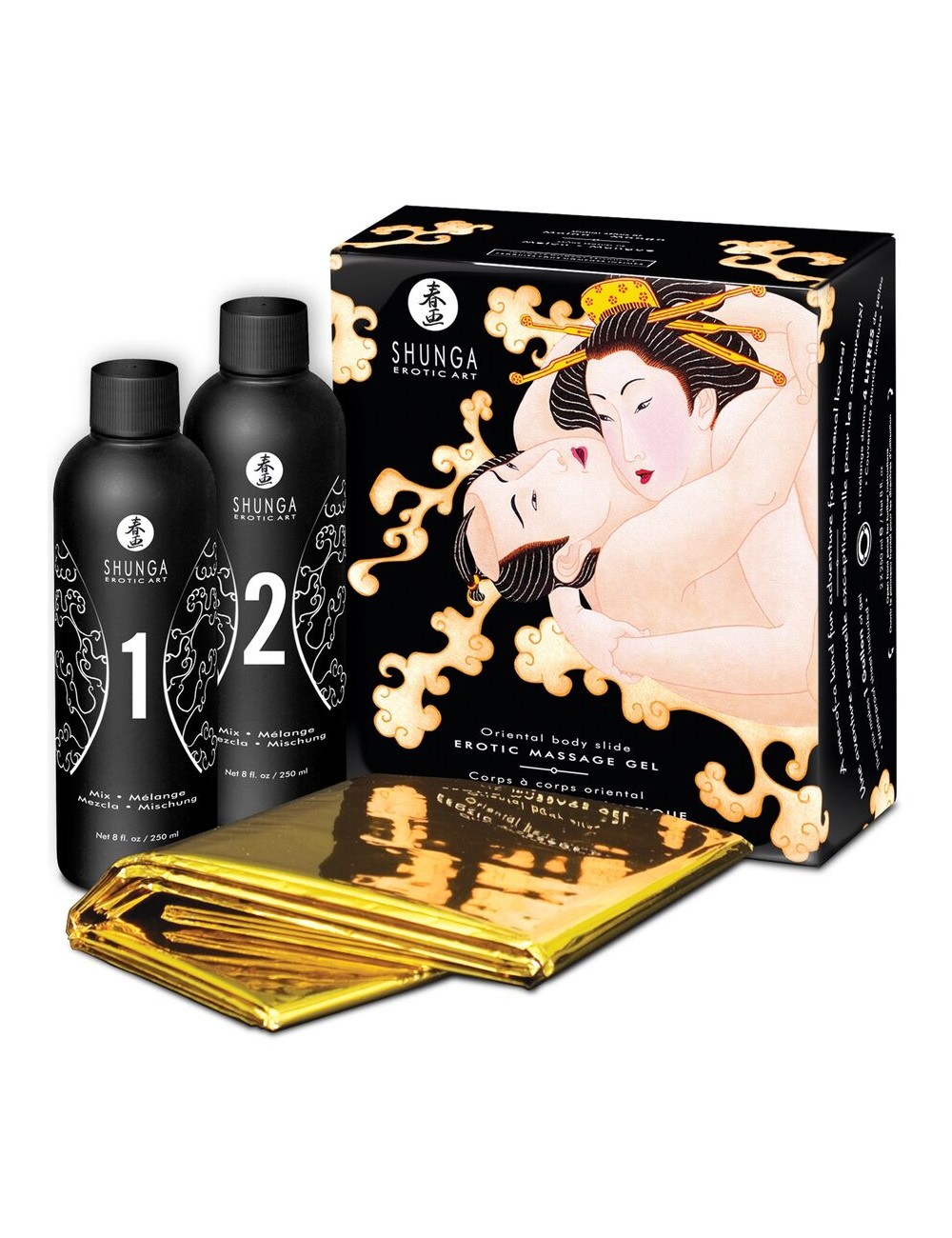 SHUNGA EROTIC MASSAGE GEL ORIENTAL BODY SLIDE MELON MANGO