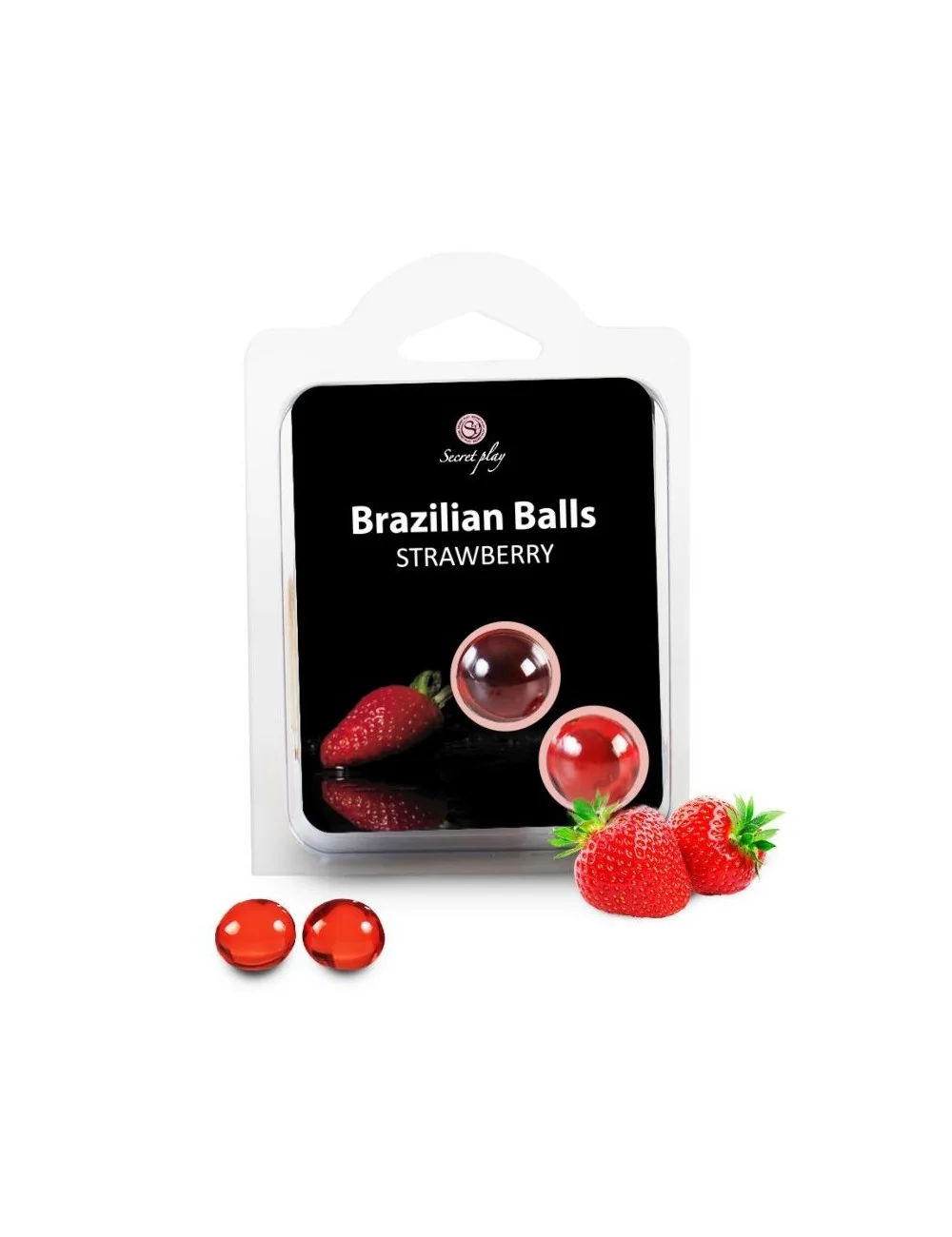 2 BRAZILIAN BALLS STRAWBERRY 2 BRAZILIAN BALLS STRAWBERRY