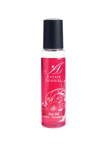 EXTASE SENSUEL HOT OIL STRAWBERRY TRAVEL 35ML