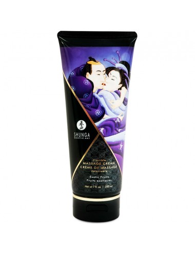 SHUNGA MASSAGE CREAM KISSABLE EXOTIC FRUITS 200ML