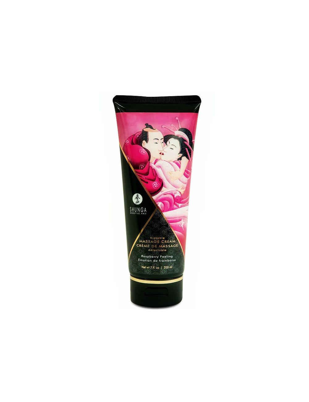 SHUNGA MASSAGE CREAM KISSABLE RASPBERRY EMOTION 200ML SHUNGA MASSAGE CREAM KISSABLE RASPBERRY EMOTION 200ML