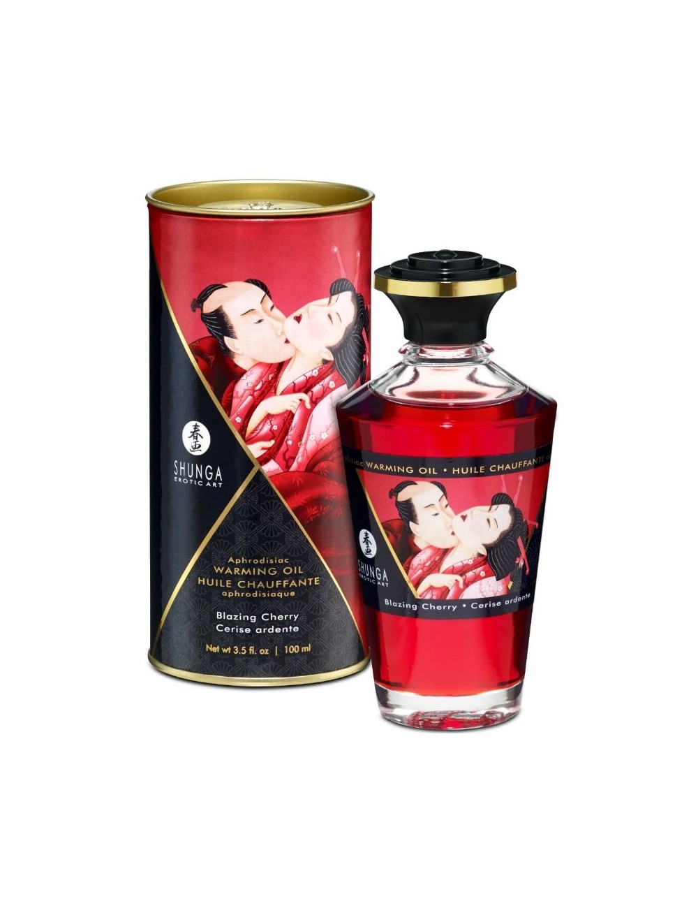 SHUNGA APHRODISIAC WARMING OIL BLAZING CHERRY 100 ML SHUNGA APHRODISIAC WARMING OIL BLAZING CHERRY 100 ML