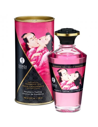 SHUNGA APHRODISIAC WARMING OIL RASPBERRY FEELING 100 ML