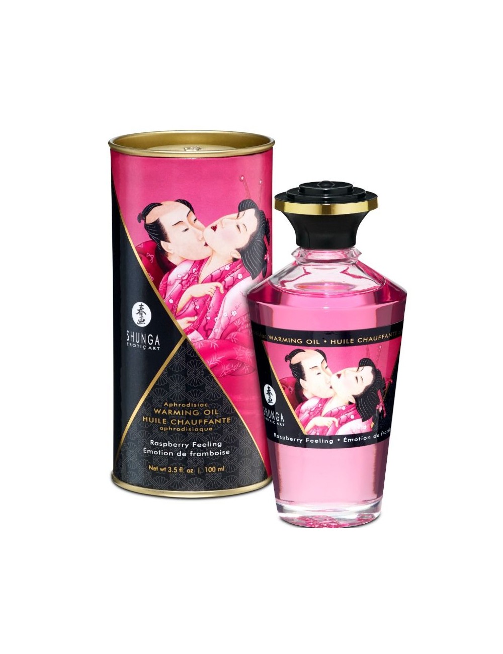 SHUNGA APHRODISIAC WARMING OIL RASPBERRY FEELING 100 ML