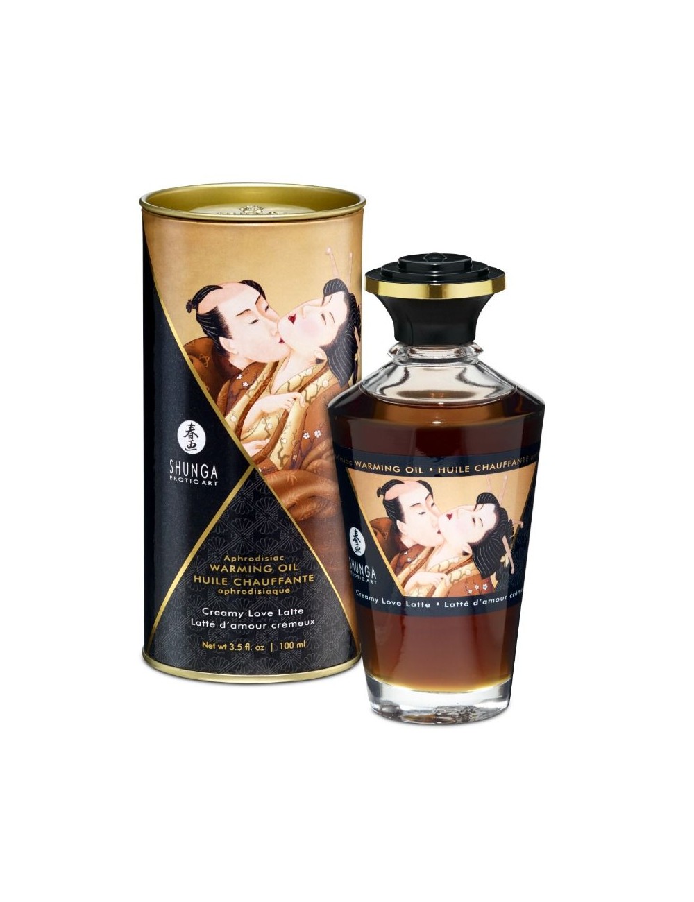 SHUNGA APHRODISIAC WARMING OIL CREAMY LOVE LATTE 100 ML SHUNGA APHRODISIAC WARMING OIL CREAMY LOVE LATTE 100 ML