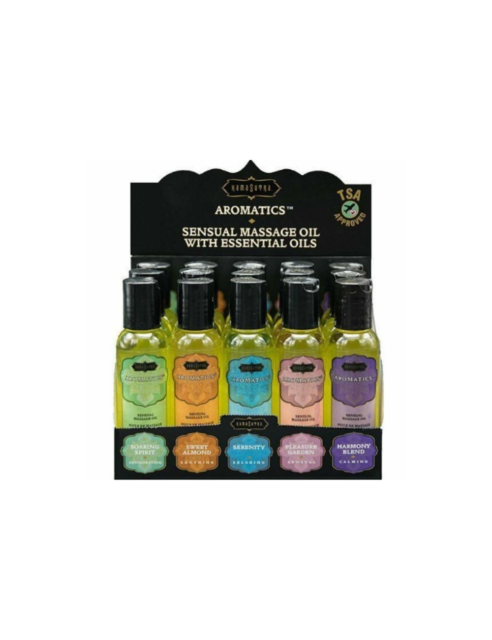 KAMASUTRA 15 MASSAGE OILS + DISPLAY BOX KAMASUTRA 15 MASSAGE OILS + DISPLAY BOX