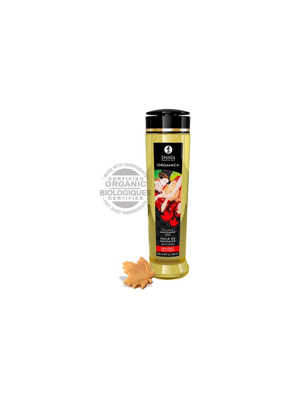 SHUNGA KISSABLE MASSAGE OIL ORGANICA 240ML