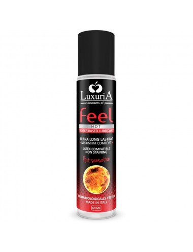 LUXURIA FEEL HOT SENSATION WATER BASED LUBRICANT 60 ML