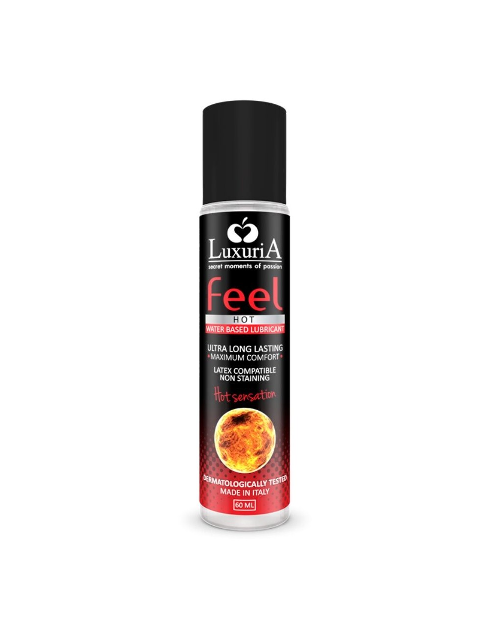 LUXURIA FEEL HOT SENSATION WATER BASED LUBRICANT 60 ML
