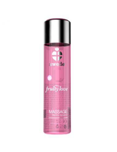 SWEDE FRUITY LOVE WARMING EFFECT MASSAGE OIL SPARKLING STRAWBERRY WINE 120 ML.