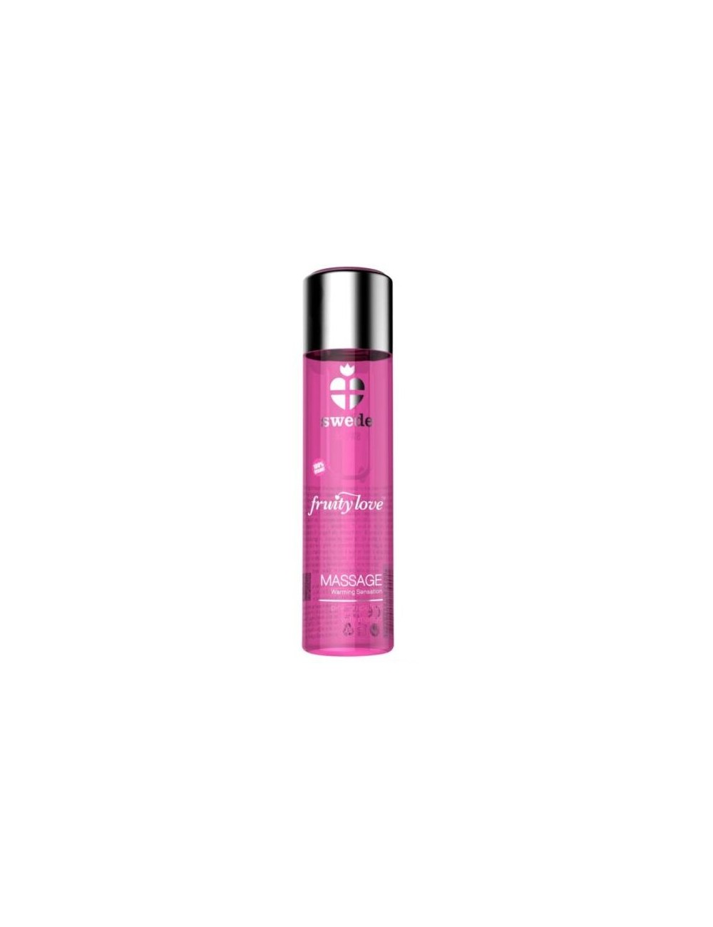 SWEDE FRUITY LOVE WARMING EFFECT MASSAGE OIL PINK GRAPEFRUIT WITH MANGO 60 ML.