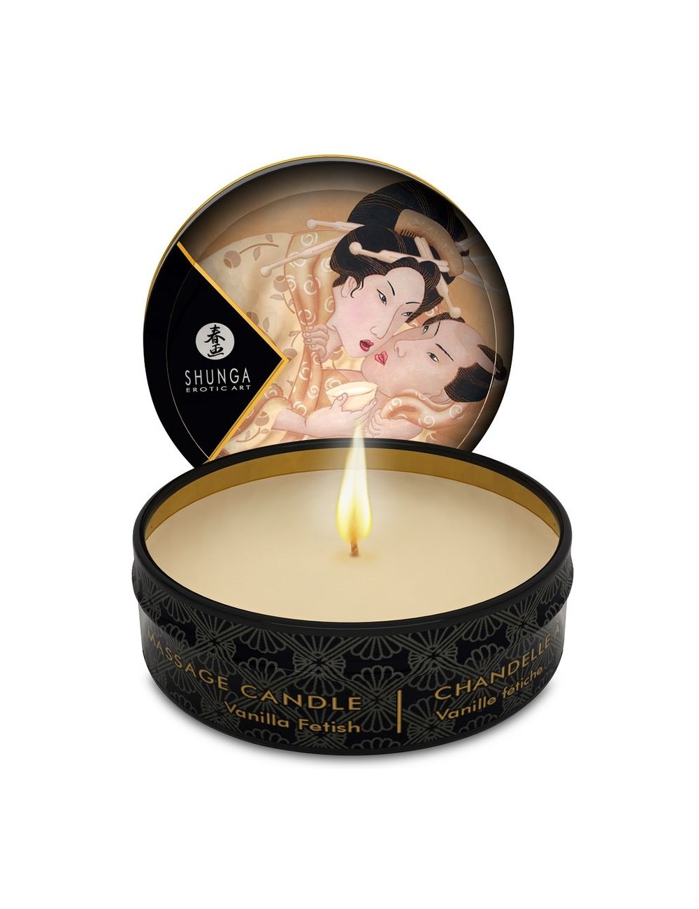 MINI CARESS BY CANDLELIGHT MASSAGE CANDLE VANILLA