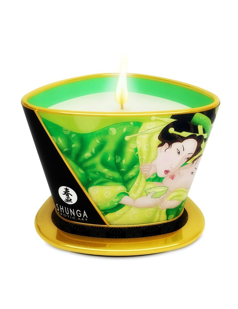 MINI CARESS BY CANDLELIGHT MASSAGE CANDLE EXOTIC GREEN TEA MINI CARESS BY CANDLELIGHT MASSAGE CANDLE EXOTIC GREEN TEA