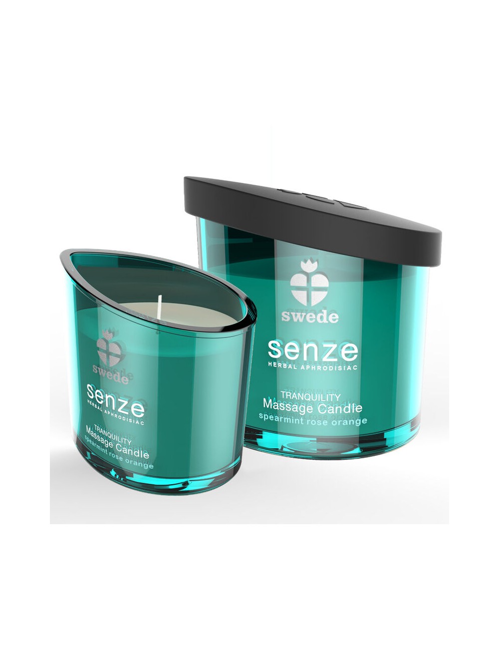 SWEEDE SENZE TRANQUILITY MASSAGE CANDLE - SPEARMINT, ROSE, ORANGE