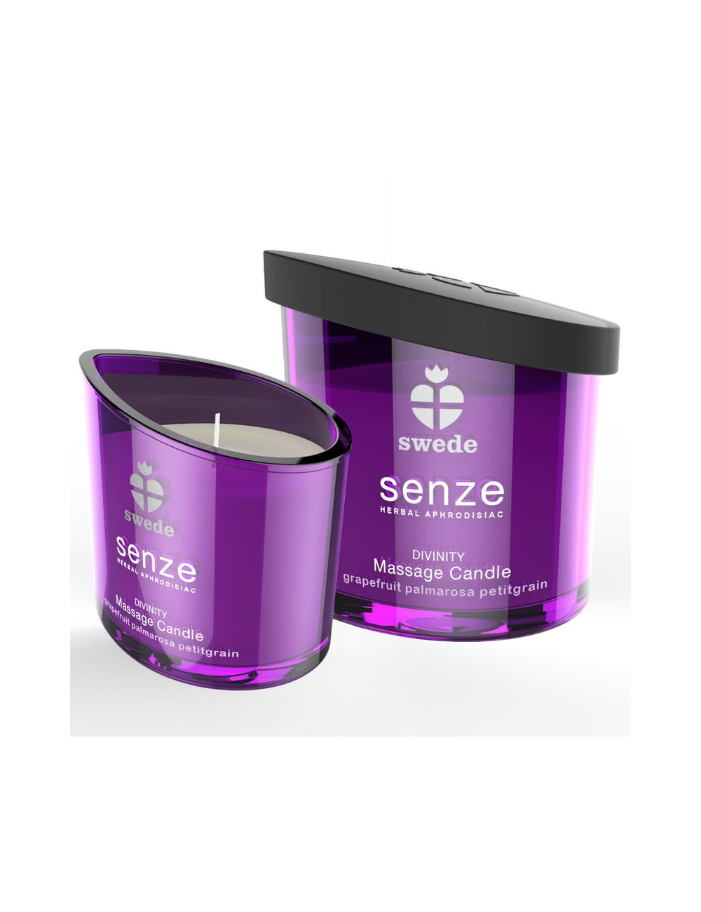 SWEEDE SENZE DIVINITY MASSAGE CANDLE - GRAPEFRUIT, PALMAROSA, PETITGRAIN SWEEDE SENZE DIVINITY MASSAGE CANDLE - GRAPEFRUIT, PALMAROSA, PETITGRAIN
