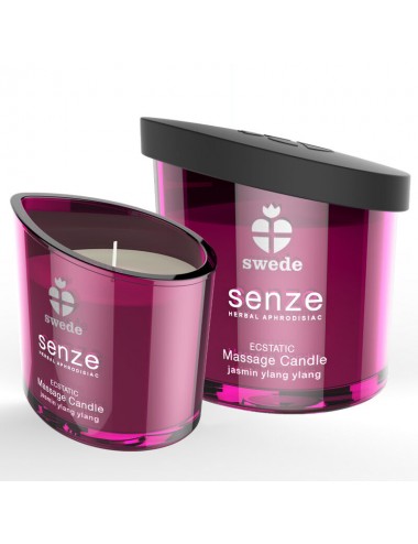 SWEEDE SENZE ECSTATIC MASSAGE CANDLE - JASMINE, YLANG YLANG