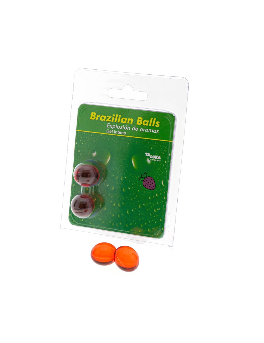 TALOKA - 2 BRAZILIAN BALLS STRAWBERRY INTIMATE GEL TALOKA - 2 BRAZILIAN BALLS STRAWBERRY INTIMATE GEL