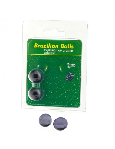 TALOKA - 2 BRAZILIAN BALLS BERRIES INTIMATE GEL