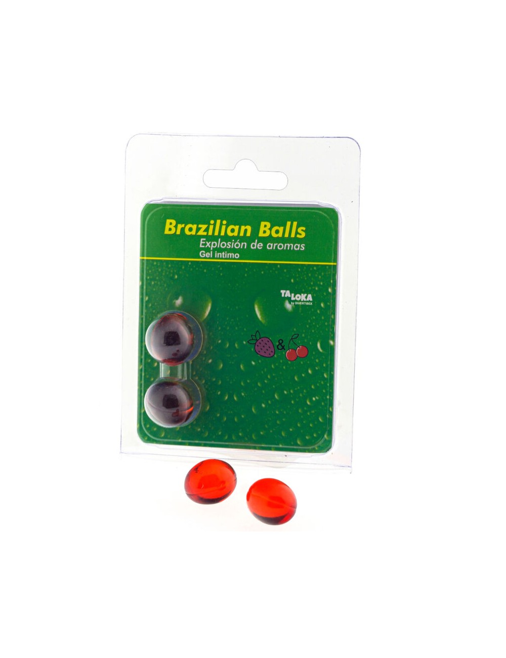 TALOKA - 2 BRAZILIAN BALLS STRAWBERRY & CHERRY INTIMATE GEL TALOKA - 2 BRAZILIAN BALLS STRAWBERRY & CHERRY INTIMATE GEL
