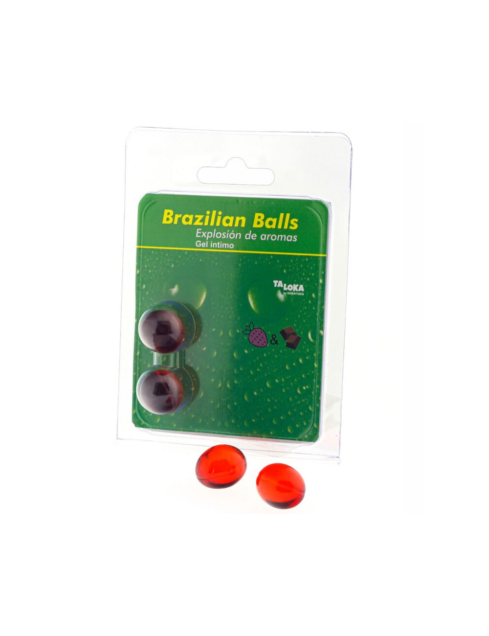 TALOKA - 2 BRAZILIAN BALLS STRAWBERRY & CHOCOLATE INTIMATE GEL TALOKA - 2 BRAZILIAN BALLS STRAWBERRY & CHOCOLATE INTIMATE GEL