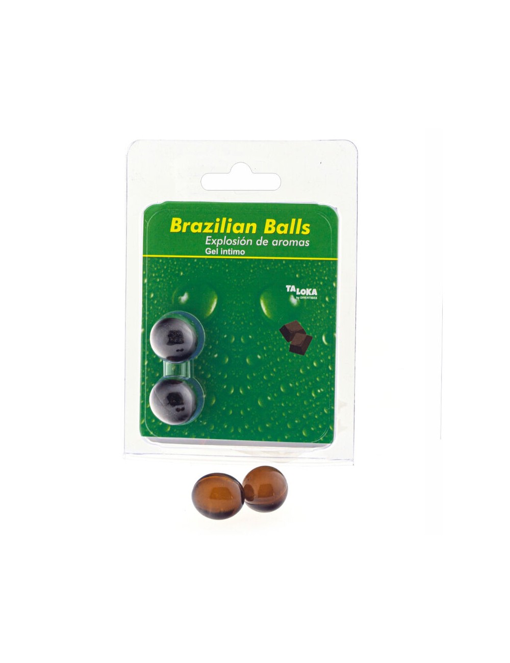 TALOKA - 2 BRAZILIAN BALLS CHOCOLATE INTIMATE GEL TALOKA - 2 BRAZILIAN BALLS CHOCOLATE INTIMATE GEL