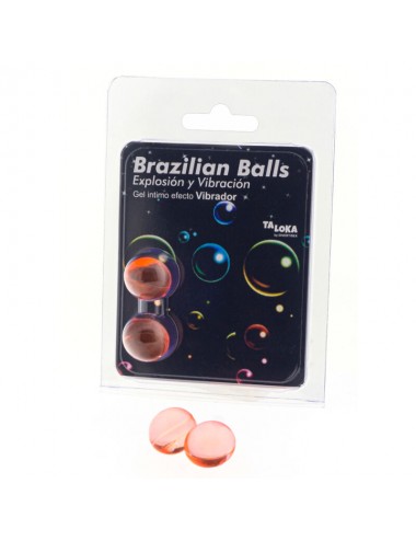 TALOKA - 2 BRAZILIAN BALLS VIBRATING EFFECT EXCITING GEL