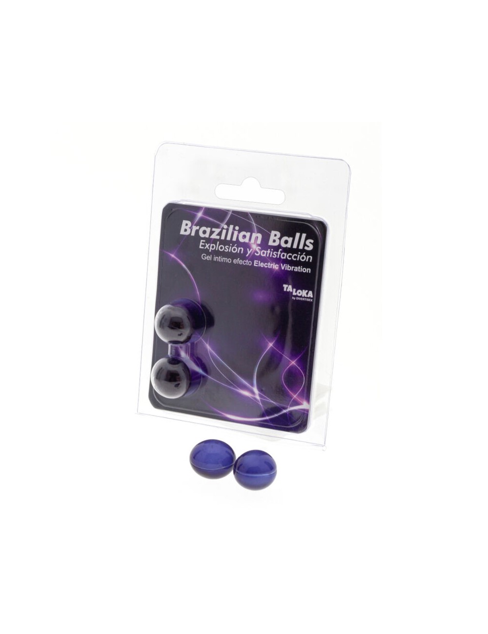TALOKA - 2 BRAZILIAN BALLS ELECTRIC VIBRATING EFFECT EXCITING GEL
