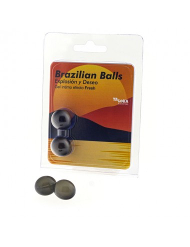 TALOKA - 2 BRAZILIAN BALLS FRESH EFFECT EXCITING GEL