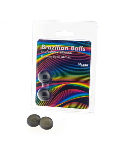 TALOKA - 2 BRAZILIAN BALLS CLIMAX EFFECT EXCITING GEL
