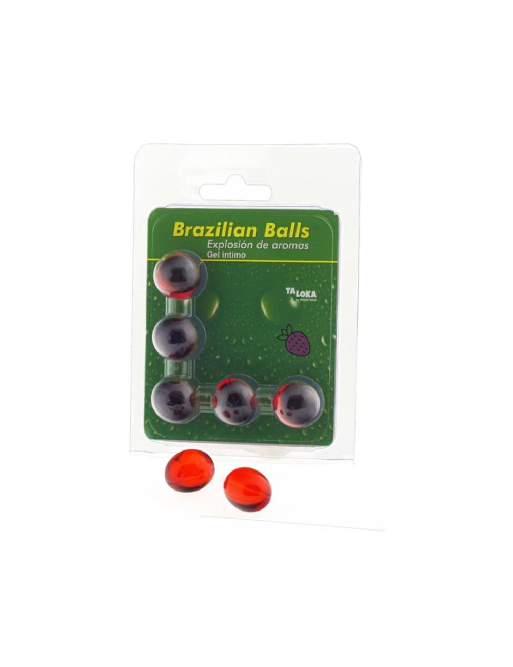 TALOKA - 5 BRAZILIAN BALLS STRAWBERRY INTIMATE GEL TALOKA - 5 BRAZILIAN BALLS STRAWBERRY INTIMATE GEL